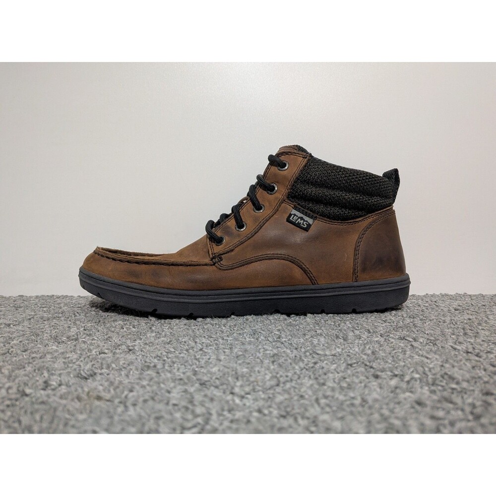 Lems Boulder Boot Mid Mens Size 10 Brown